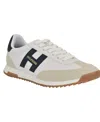 Tommy Hilfiger Men's Vasim Fashion Lace Up Joggers Shoes In Ivory,white,navy