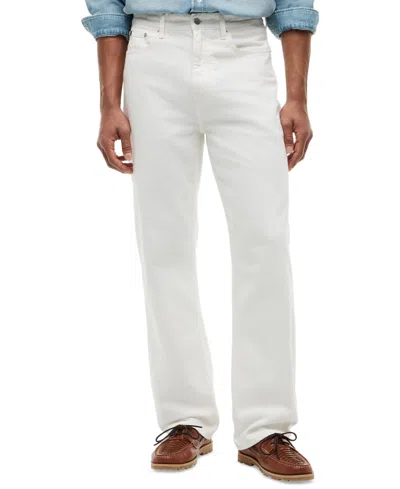 Tommy Hilfiger Men's Garment Dyed Straight Jeans In White