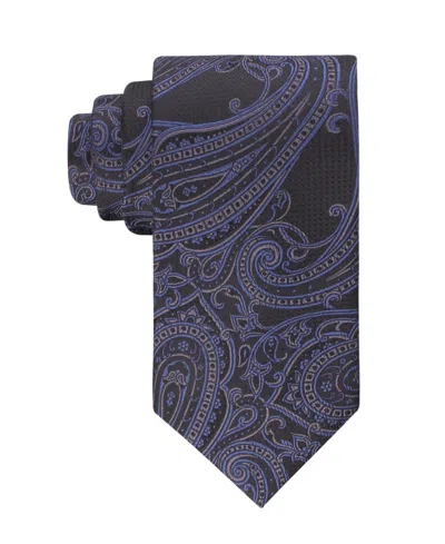 Tommy Hilfiger Men's Gemma Paisley Tie In Black