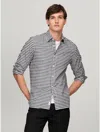 Tommy Hilfiger Gingham Regular Fit Oxford Shirt In Black