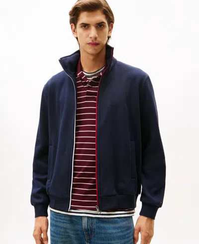 TOMMY HILFIGER MEN'S GLOBAL STRIPE ZIP-THROUGH JACKET