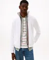 Tommy Hilfiger Men's Global Stripe Zip-through Jacket In White
