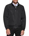 Tommy Hilfiger Men's Golf Bomber Jacket In Black