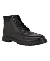 Tommy Hilfiger Men's Gonzal Casual Lace Up Boots In Black