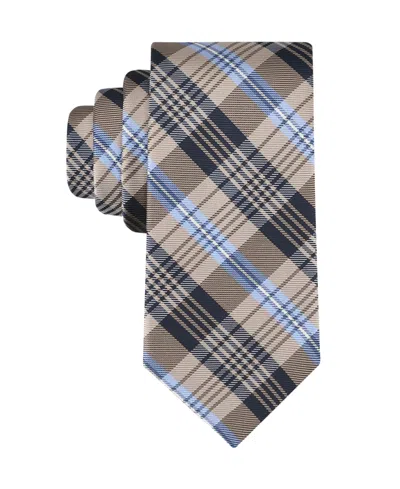 Tommy Hilfiger Men's Grayson Classic Plaid Tie In Brown