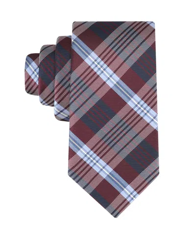 Tommy Hilfiger Men's Grayson Classic Plaid Tie In Brown