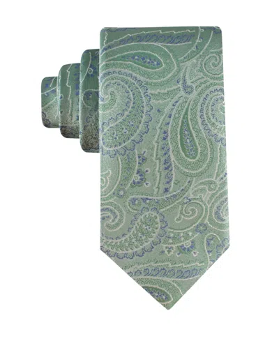 Tommy Hilfiger Men's Hawkins Paisley Pattern Tie In Green