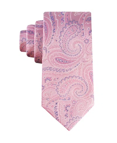 Tommy Hilfiger Men's Hawkins Paisley Pattern Tie In Pink
