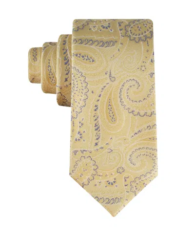 Tommy Hilfiger Men's Hawkins Paisley Pattern Tie In Yellow