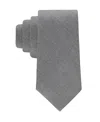 Tommy Hilfiger Men's Hazel Herringbone Solid Tie In Gray
