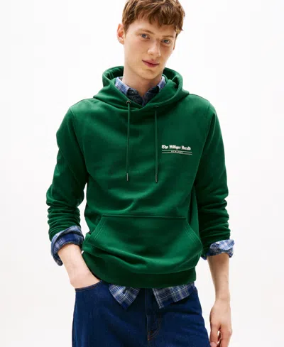 Tommy Hilfiger Men's Herald Graphic Hoodie In Green