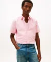 Tommy Hilfiger Men's Heritage Oxford Regular-fit Button-down Shirt In Pink
