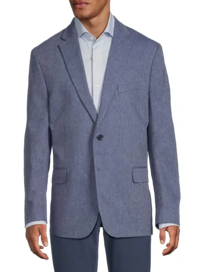 Tommy Hilfiger Men's Herringbone Linen-cotton Blazer