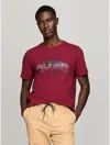 Tommy Hilfiger Hilfiger Graphic T In Burgundy