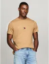 Tommy Hilfiger Embroidered Hilfiger Graphic T In Brown