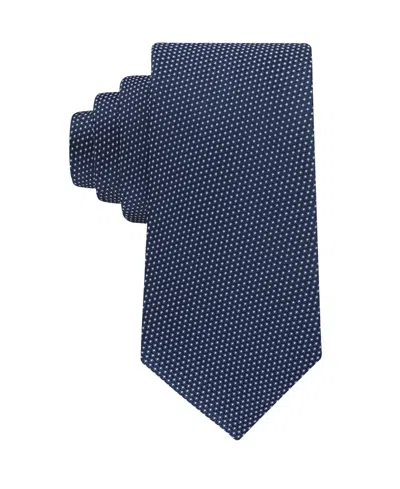 Tommy Hilfiger Men's Hillsdale Solid Classic Design Tie In Blue