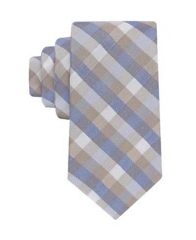 Tommy Hilfiger Men's Holden Seasonal Plaid Pattern Tie In Blue