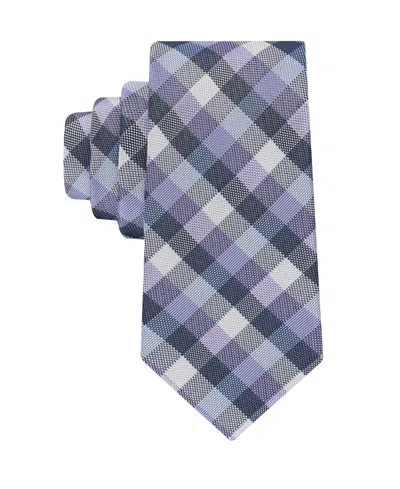 Tommy Hilfiger Men's Holden Seasonal Plaid Pattern Tie In Blue