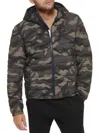 Tommy Hilfiger Men's Hooded Puffer Jacket In Camouflage