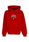 Tommy Hilfiger Men's Hoodie Game Day Logo Hoodie Arizona Red In Arizona Red