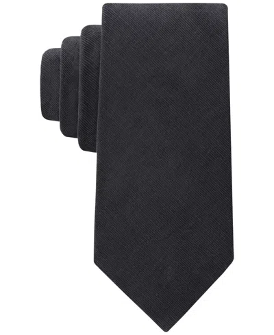 Tommy Hilfiger Men's Howard Textured Tie In Black
