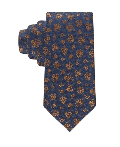 Tommy Hilfiger Men's Hudson Floral Print Tie In Blue