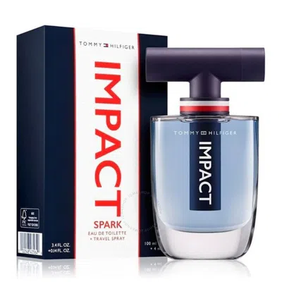 Tommy Hilfiger Men's Impact Spark Gift Set Fragrances 7640496670214 In Green / Violet