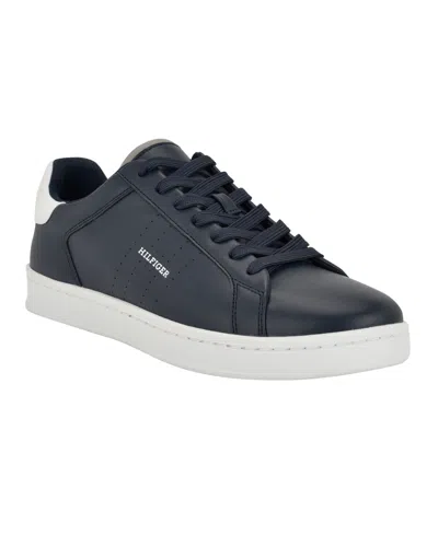 Tommy Hilfiger Men's Jacalyn Lace Up Fashion Sneakers In Navy,white Multi