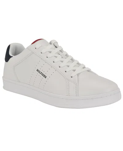 Tommy Hilfiger Men's Jacalyn Lace Up Fashion Sneakers In White Americana Multi