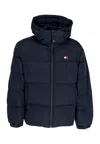 Tommy Hilfiger Men's Jacket Flag Back Alaska Puffer Ext Dark Night Navy In Blu Blu E Verdi