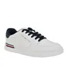 Tommy Hilfiger Men's Jorian Fashion Lace Up Sneakers In White,navy