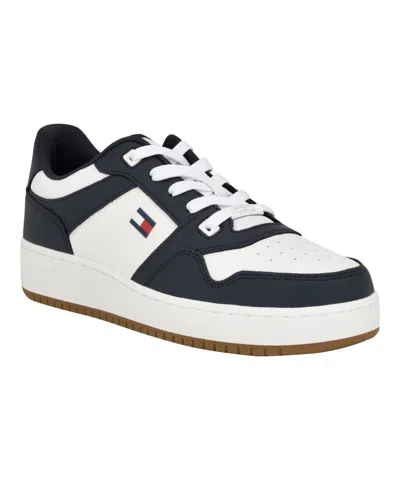Tommy Hilfiger Men's Krane Lace Up Fashion Sneakers In Navy,white