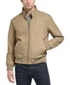 Tommy Hilfiger Men's Laydown Collar Bomber Jacket In Brown