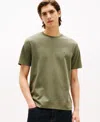 Tommy Hilfiger Essential Seasonal Regular Fit Solid Mens T Shirt In Green