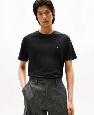 Tommy Hilfiger Men's Light Interlock T-shirt In Black