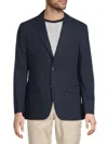 Tommy Hilfiger Men's Linen-blend Two-button Sport Coat In Blue
