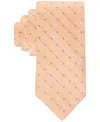 Tommy Hilfiger Men's Linen Dot Tie In Orange
