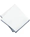 Tommy Hilfiger Men's Linen Pocket Square In Navy
