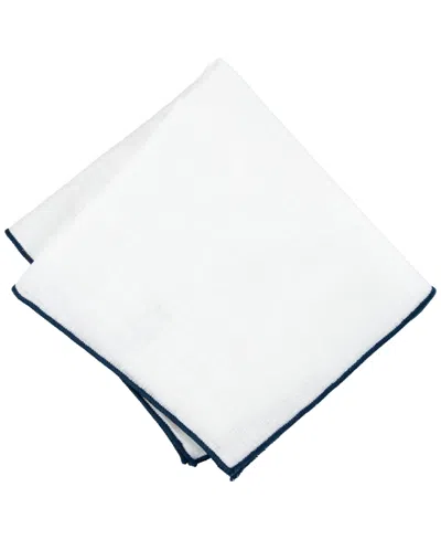 Tommy Hilfiger Men's Linen Pocket Square In Navy