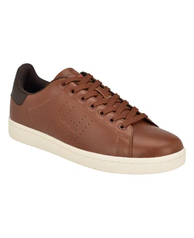 Tommy Hilfiger Men's Liston Sneakers In Cognac,dark Brown