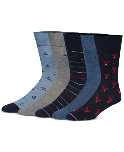 Tommy Hilfiger Men's Lobster 5-pk. Crew Dress Socks