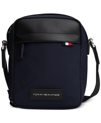 Tommy Hilfiger Men's Logo Mini Reporter Bag In Blue