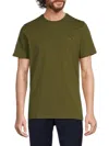 Tommy Hilfiger Men's Logo Tee In Green Tea