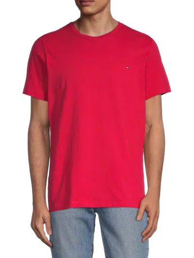Tommy Hilfiger Seasonal Reg Fit Solid T-shirt In Red