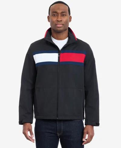 Tommy Hilfiger Flag Softshell Zip Jacket In Multi