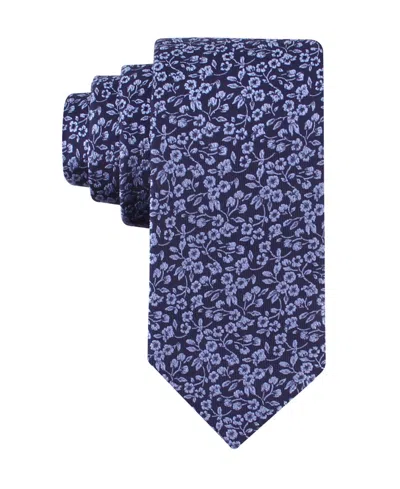 Tommy Hilfiger Men's Luca Floral Tie In Blue