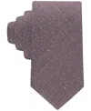Tommy Hilfiger Men's Manteca Textured Solid Tie In Gray
