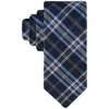 Tommy Hilfiger Men's Marley Plaid Tie In Navy Blue In Blue