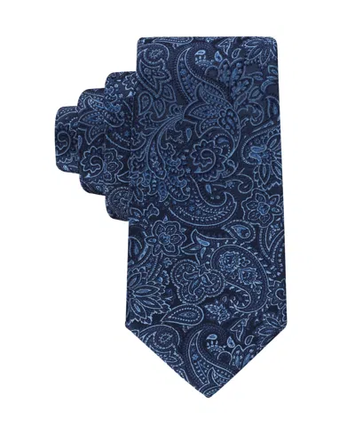 Tommy Hilfiger Men's Maxfield Paisley Pattern Tie In Blue