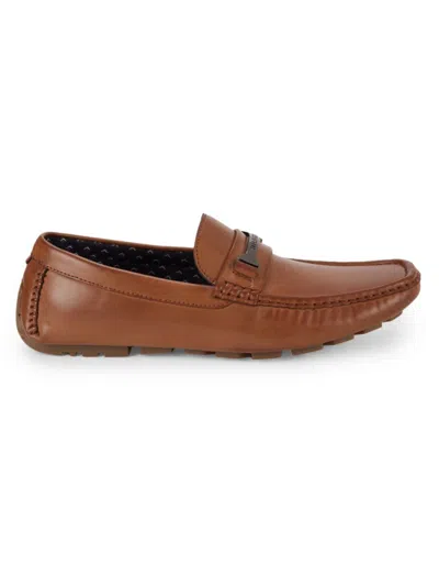 Tommy Hilfiger Men's Maxin Driving Loafers In Dark Natural